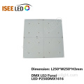 Tavan işıqlandırma üçün 250 mm * 250mm DMX LED paneli